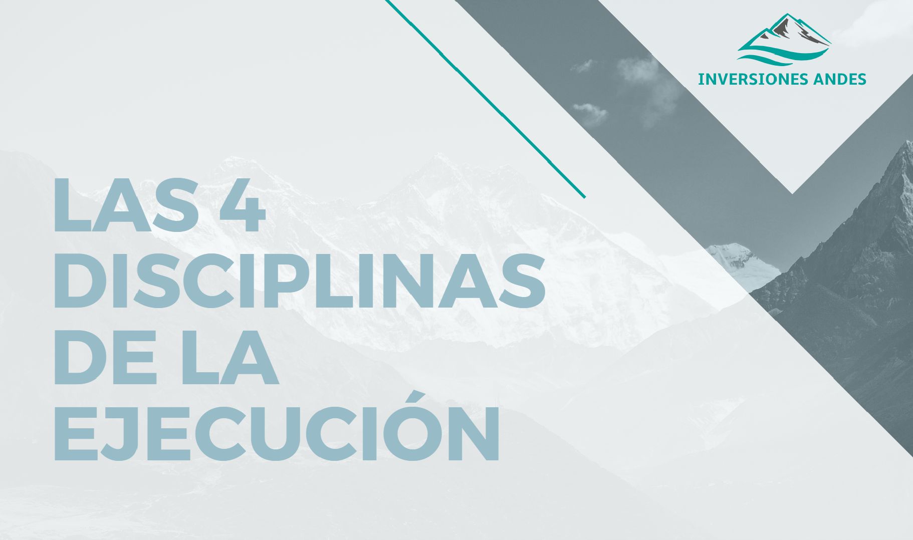 LAS 4 DISCIPLINAS DE LA EJECUCIÓN